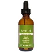 Plantlife Neem Carrier Oil - Cold Pressed, Non-GMO, and Gluten Free Carrier Oils - for Skin, Hair, and Personal Care - 2 oz