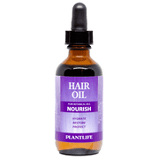 Plantlife Nourish Hair Oil - Scalp & Hair Strengthening Oil for All Hair Types - Formulated to Replenish and Rejuvenate your Hair and Scalp