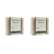 Plantlife Patchouli 2-Pack Bar Soap - Moisturizing and Soothing Soap for Your Skin - Hand Crafted Using Plant-Based Ingredients - Made in California 4oz Bar