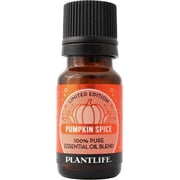 Plantlife Pumpkin Spice Essential Oil   Natural Fall Aromatherapy Blend for Diffuser & Seasonal Wellness   10 ml