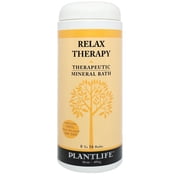 Plantlife Relax Therapeutic Mineral Bath Salt – Soothing Aromatherapy Soak for Daily Calm, 16 oz