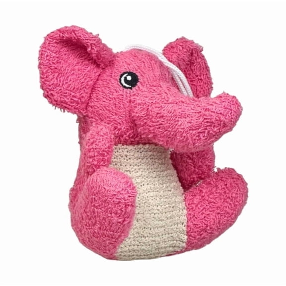 Plantlife Soft Elephant Ramie Handmade Cotton Bath Scrubby with Gentle Natural Fibers