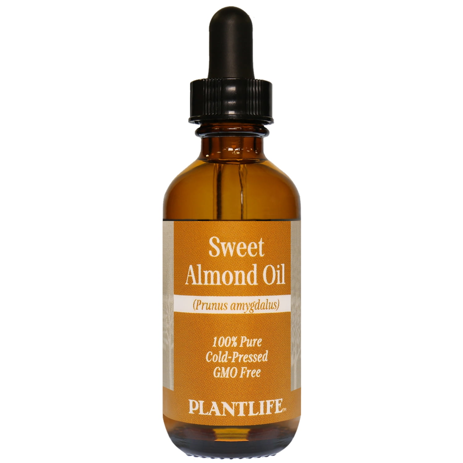 Plantlife Sweet Almond Carrier Oil - Cold Pressed, Non-GMO, and Gluten ...