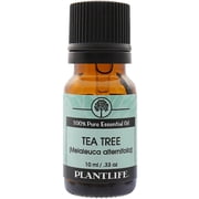 Plantlife Tea Tree Essential Oil   100% Pure Natural Oil for Diffuser, Skincare, Hair & Aromatherapy   10 ml