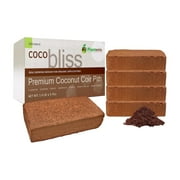 Plantonix Coco Bliss Premium Coconut Coir Pith Soil Amendment, 5 Bricks, 1.6 cu ft