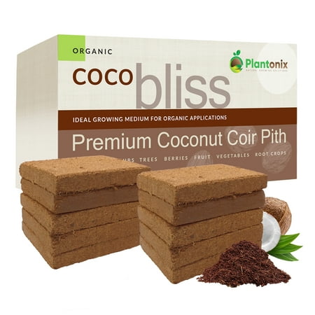 Plantonix Coco Bliss Premium Soil Amendment & Growing Medium 250g 10 Bricks 1.2 cu ft