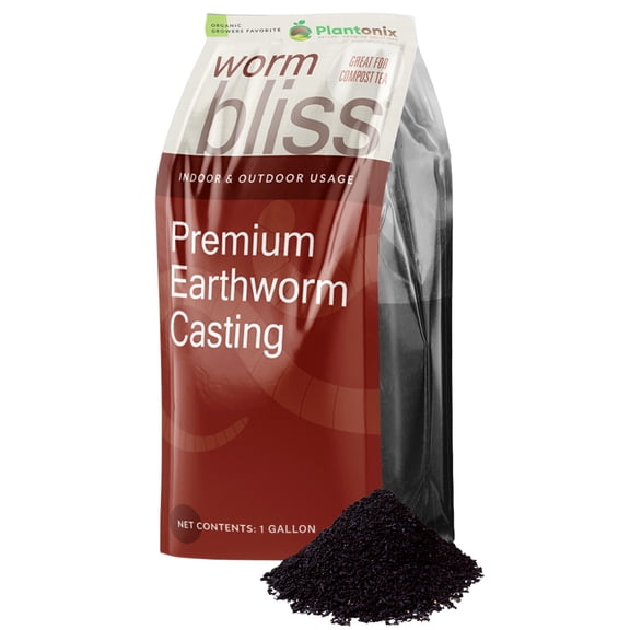 Plantonix Worm Bliss Premium Organic Worm Castings - 1 Quart