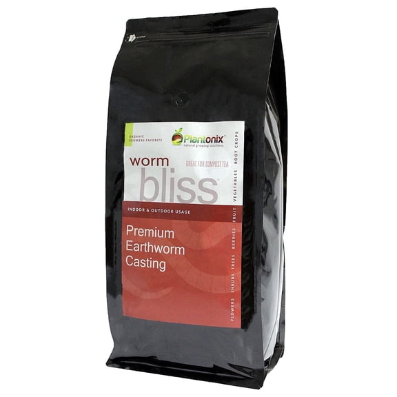 Plantonix Worm Bliss Premium Organic Worm Castings - 1 cu ft
