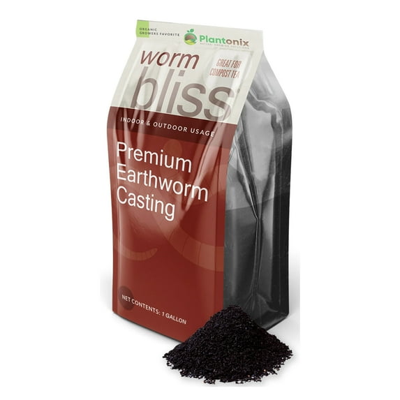 Plantonix Worm Bliss Premium Organic Worm Castings - 4 Quarts