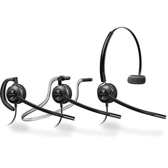 Plantronics 88828-01 HW540 EncorePro Convertible Headset Mono