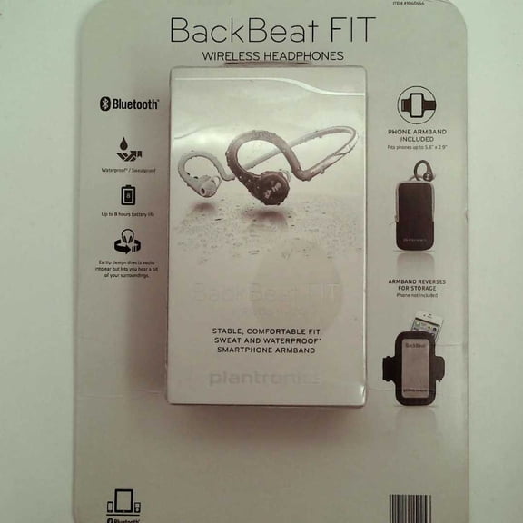 Plantronics BackBeat Fit Stereo Bluetooth Headset - Black