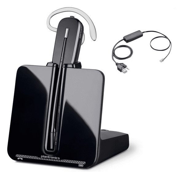Plantronics NEC Compatible Cordless Headset Bundle CS540 EHS, for NEC Univerge IP Phones