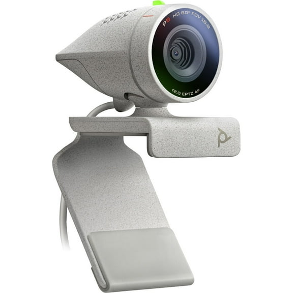 Plantronics Poly - Studio P5 Professional Webcam HD Polycom - 1080p HD Video Conferencing Camera - Integrated Privacy Shutter - Connect to PC or Mac - Certified for Zoom and Teams