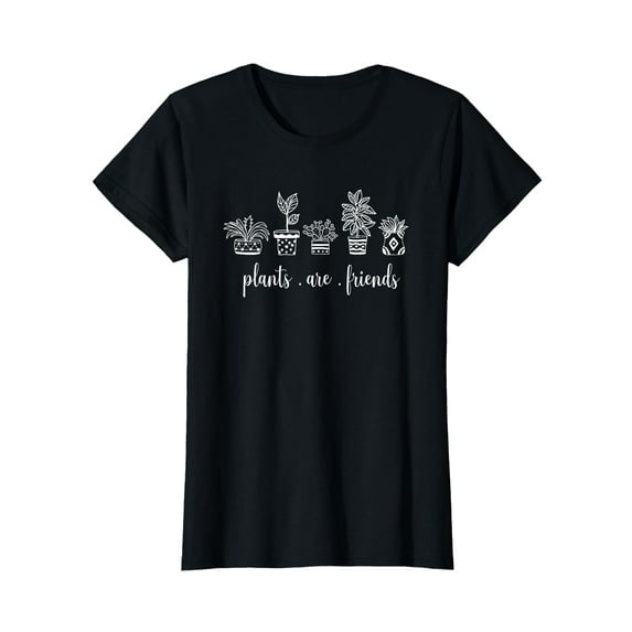 Plants Are Friends - Cute Succa Cactus Plants Lover Gifts T-Shirt