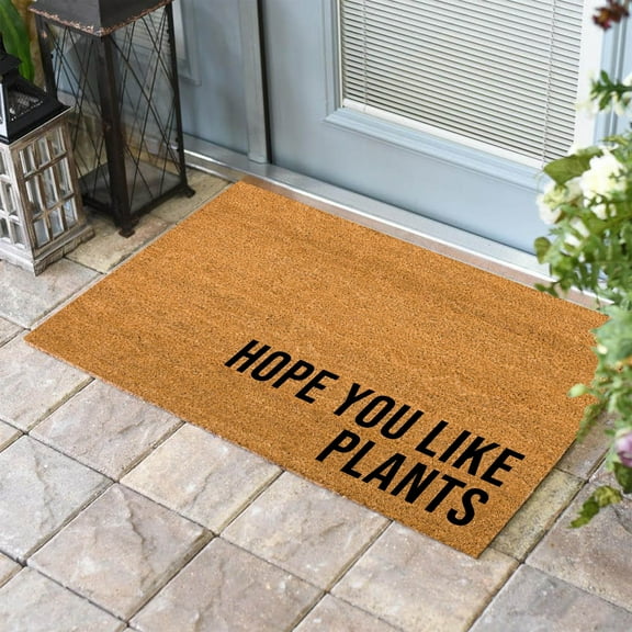 Plants Doormat Plants Lover Door Mat Plants Welcome Mat Funny Doormat Plants Lover Gift Polyester Carpet,E,Polyester
