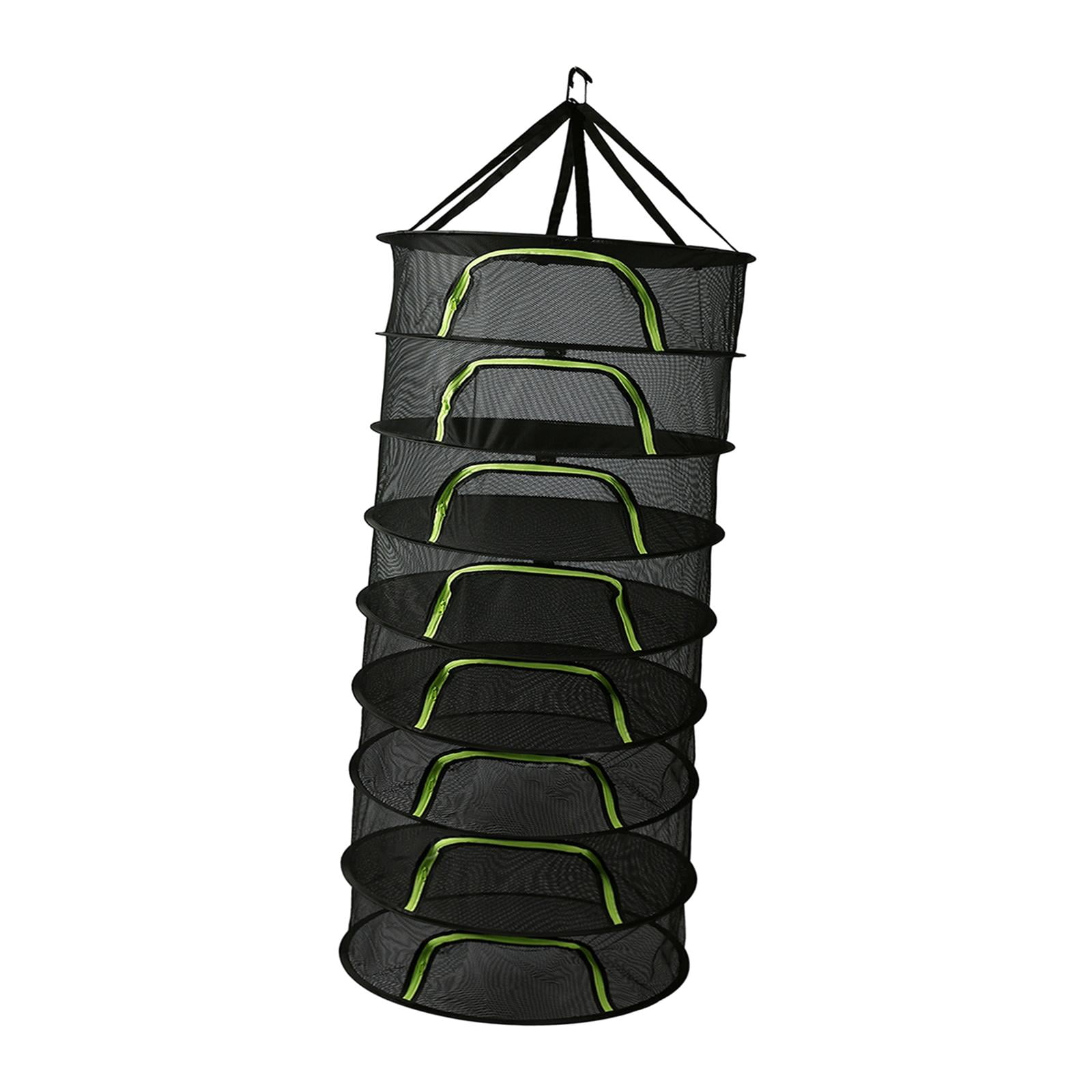 Plants Drying Rack Mesh Hanging Plant Dryer Multifunctional Foldable ...