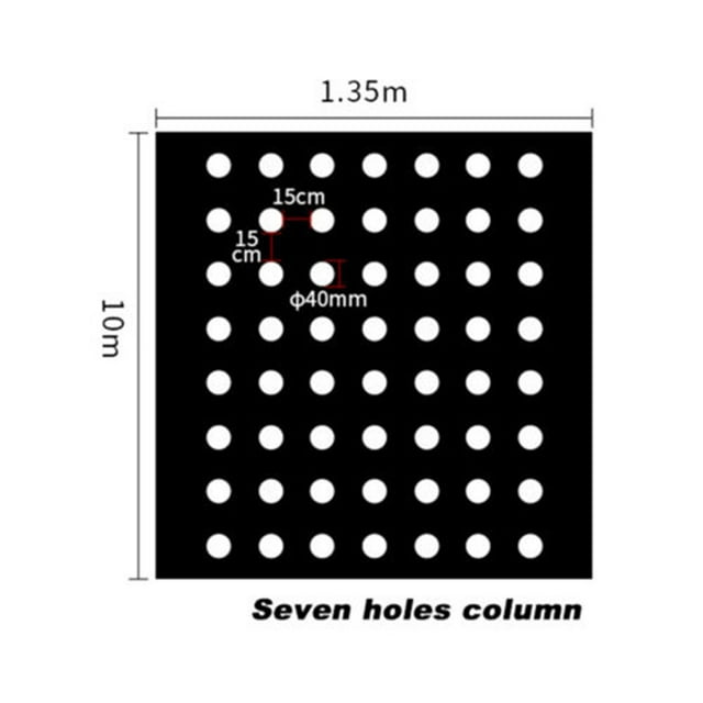 Plants Film Perforated Mulch Anti Grass Home Garden PE Vegetable Ground