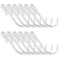 thumbnail image 1 of Silver Stainless Steel Hooks for Hanging Utensils Clothes and Decorative Items 20 Pieces, 1 of 6
