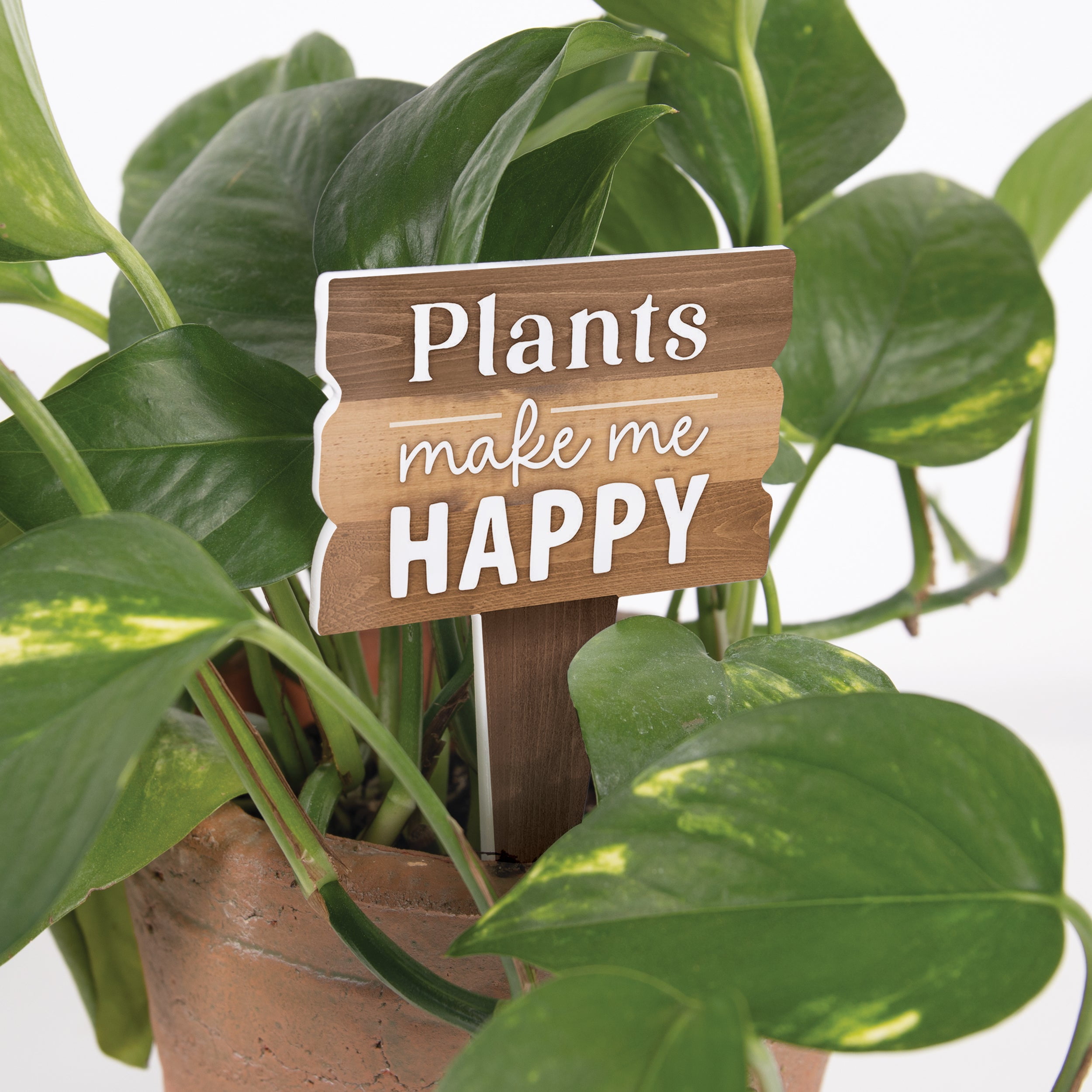 Plants Make Me Happy Plant Pal Garden Sign