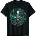 thumbnail image 1 of Plants Not People Short Sleeve Black T-Shirt Cotton Tee Unique, 1 of 5
