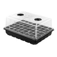 thumbnail image 1 of Plants Nursery Box with Humidity Dome 24 Cells or 48 Cells Transparent Seeds Starter Tray Plant Germination Box with Adjustable Vents for Seedlings Growth, 1 of 8