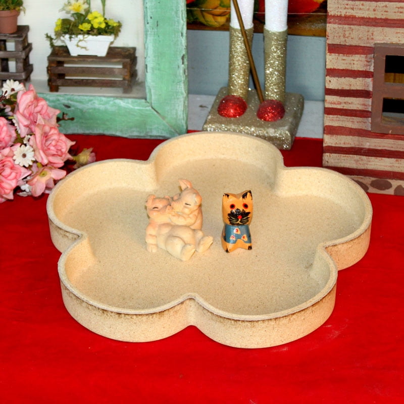 Plants Pot Planter Flower Shaped Planter Garden Wooden Planting