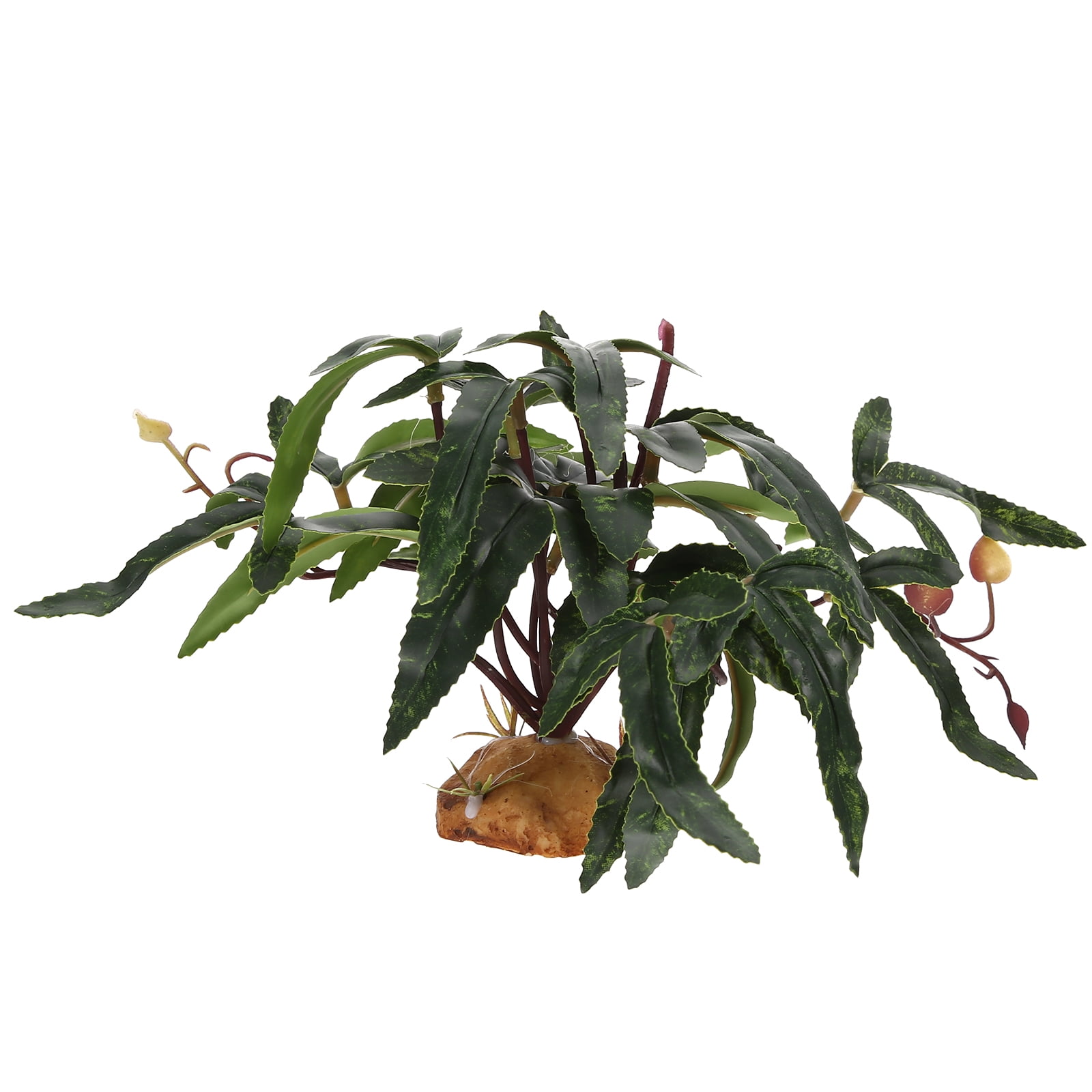 Plants Reptile Gecko Plant Fake Terrarium Tank Box Artificial Decor