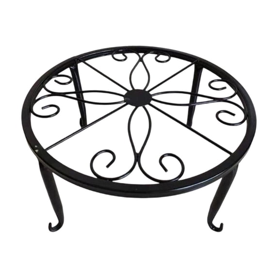 Plants Stand, Flower Pot Rack, Floor Potted Shelf, Single Tier Wrought Iron Plants Holder for Home Indoor Outdoor Potted Flower Display Decoration
