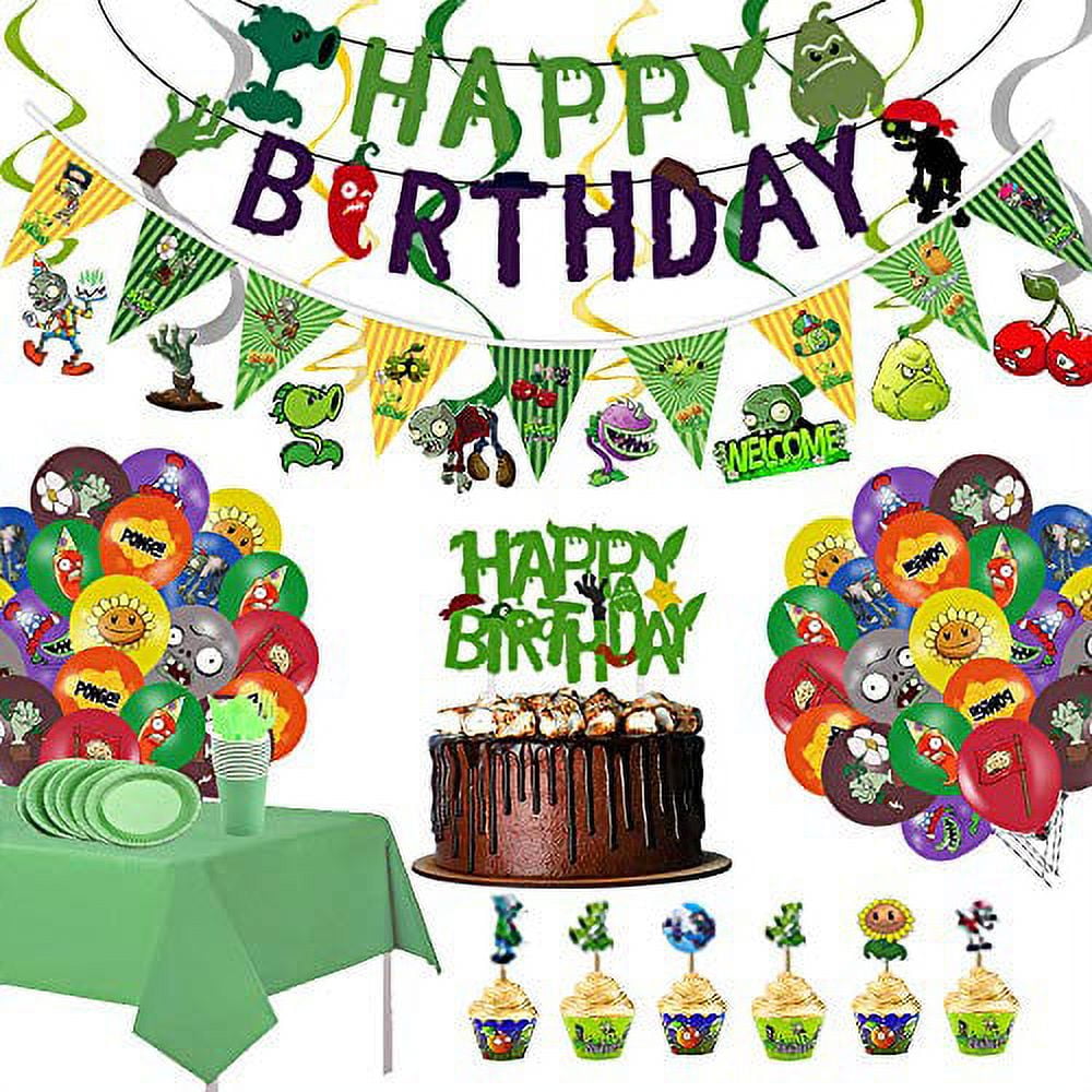 Plants Vs Zombies  Plants vs zombies, Plants vs zombies birthday party,  Zombie birthday