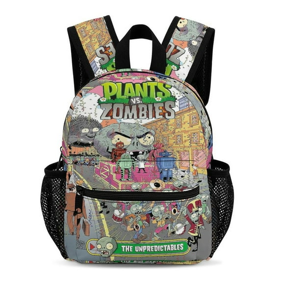 Plants Vs Zombies Backpack 13 Inch Bookbag Casual Daypack Travel Backpacks for Work Hiking Camping
