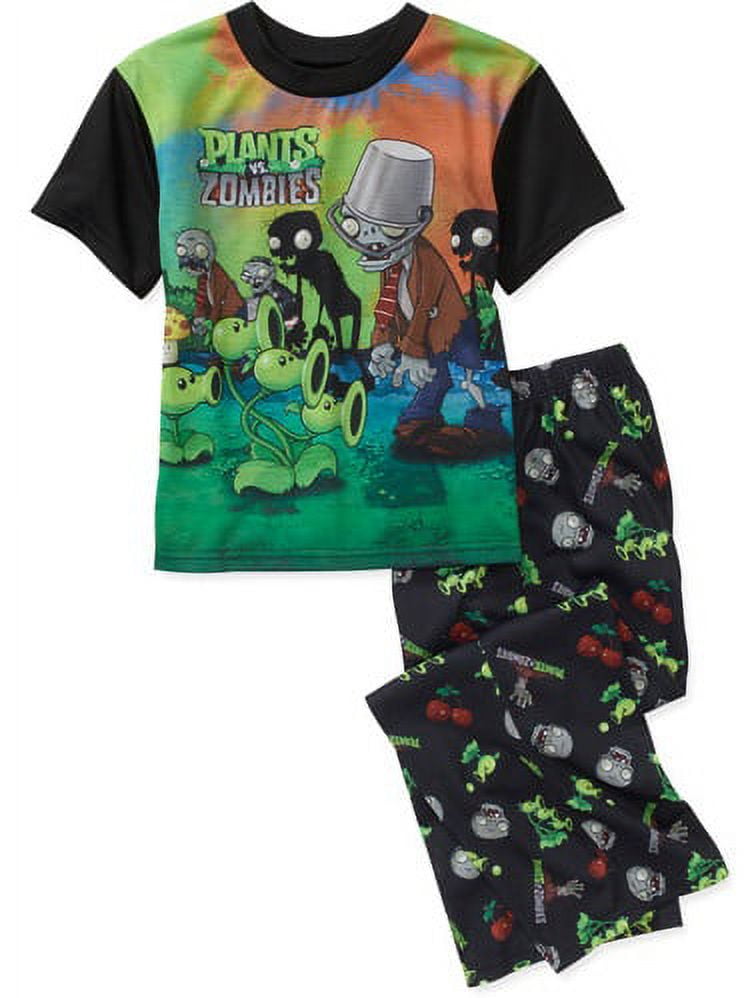 Plants vs Zombies 2-pc Pajama Set, Separates Sold As Set Sz 6/7 - 8 - 10/12  NEW