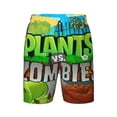 Plants Vs Zombies Boys Swim Trunks Quick Dry Boardshorts Elastic