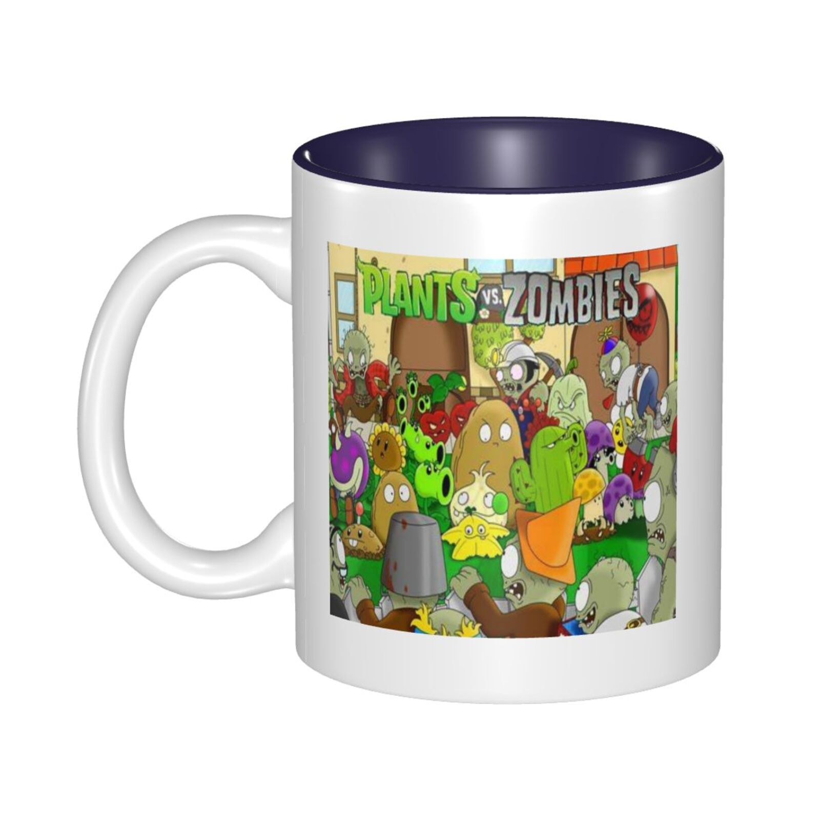 Plants Vs Zombies Coffee Tea Ceramic Mug Office Work Cup Gift