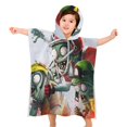 thumbnail image 1 of Plants Vs Zombies Hooded Towel for Kids - Toddler Bath Towel Kids Beach Towel with Hood, Girls Boys Pool Swim Cover-up Quick Dry, Microfiber Soft Poncho Towel, 1 of 8