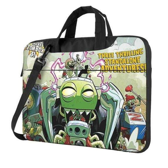 Plants Vs Zombies Laptop Case, Computer Bag Computer Case Laptop Briefcase Shoulder Messenger Bag for 13 inch Laptop