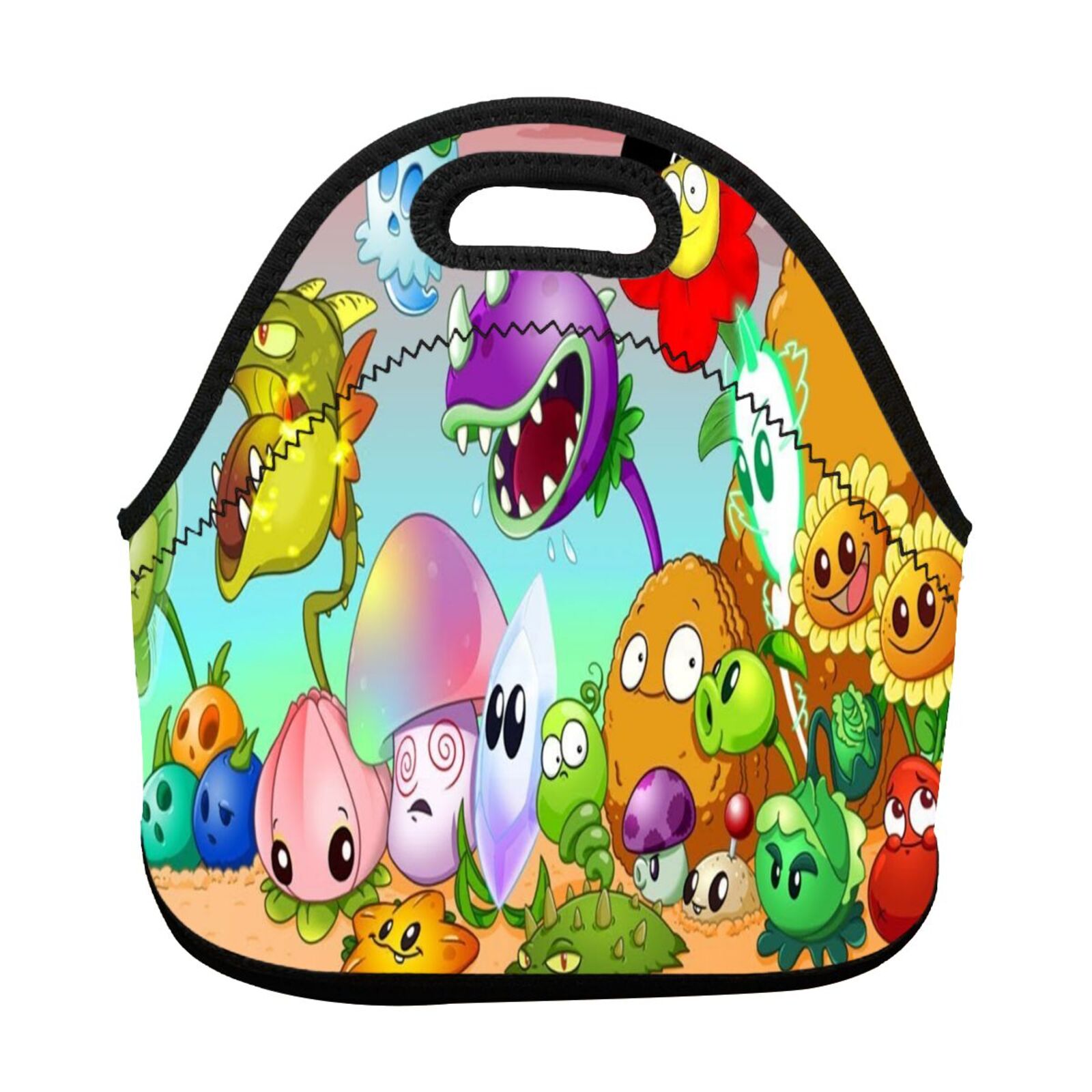 Plants Vs Zombies Lunch Bog Insulated Lunch Box Reusable Cooler Tote ...