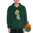 Plants Vs. Zombies Men'S Fleece Hoodie Long Sleeve Pullover With Pocket