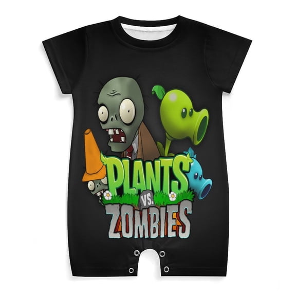 Plants vs Zombi-e Newborn Baby Romper Clothing Infant Summer Baby Climbing Clothes Outfit for Boys Girls