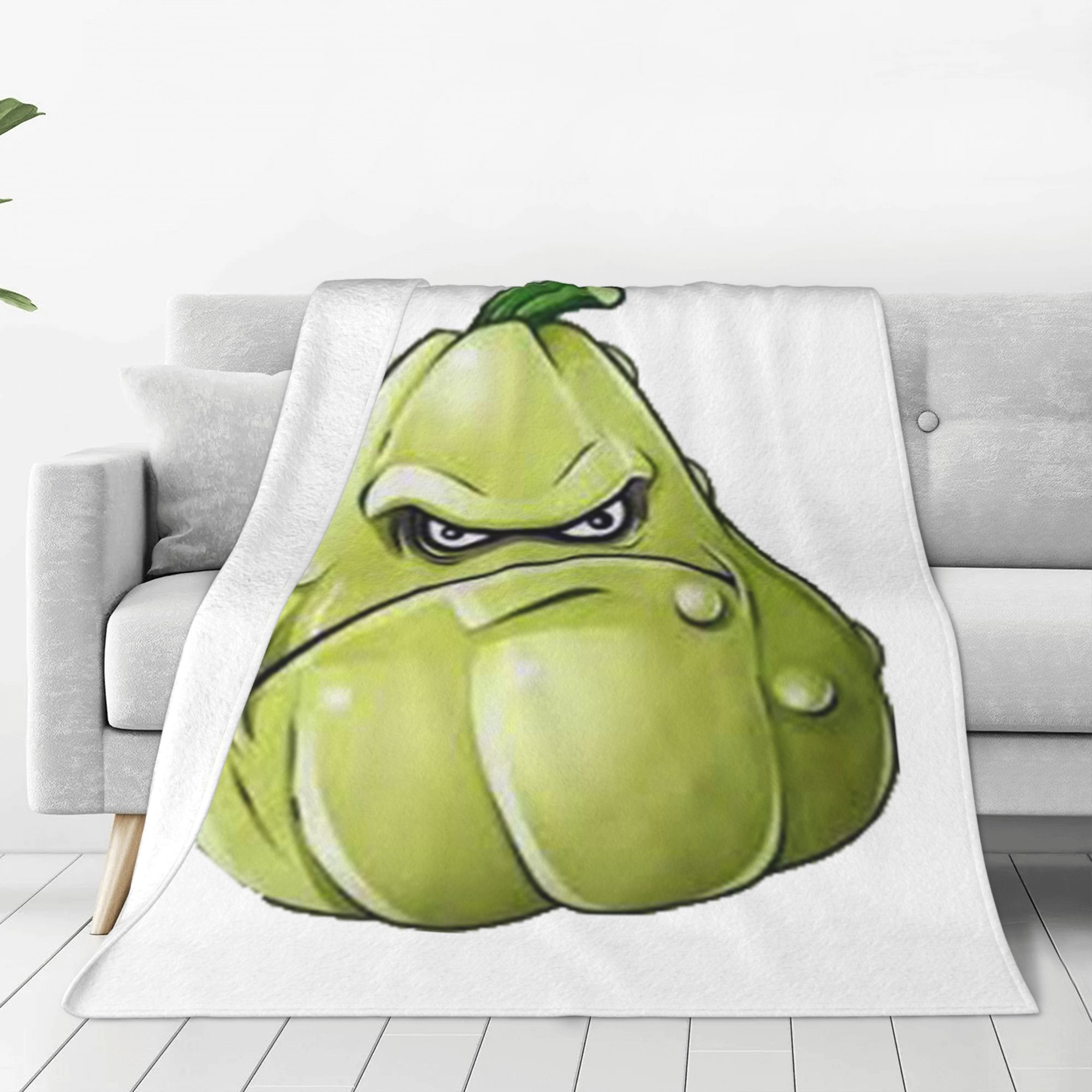 Plants Vs Zombies Soft Throw Blanket Premium Fleece Blanket for Couch Sofa Bed, Lightweight