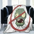 Plants Vs Zombies Throw Blankets 60"X50" Lightweight Cozy Soft Warm