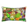 Plants Vs Zombies Zippered Velvet Pillowcases, Super Soft And Cozy