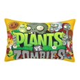 Plants Vs Zombies Zippered Velvet Pillowcases, Super Soft And Cozy