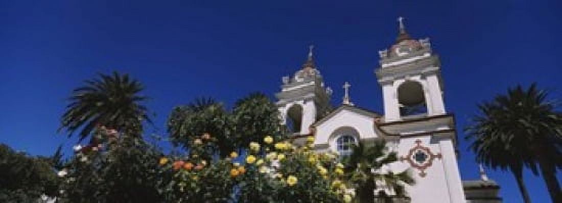 Plants in front of a cathedral Portuguese Cathedral San Jose Silicon Valley Santa Clara County California USA Canvas Art - Panoramic Images (18 x 7)