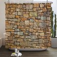 thumbnail image 1 of Plants on the Pastoral Wall Print Shower Curtains Waterproof Polyester Fabric No, 1 of 5