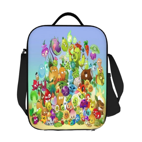Plants vs Zombie Lunch Box Insulated Lunch Bag Cute Lunch Box Suitable For Adult Work Office