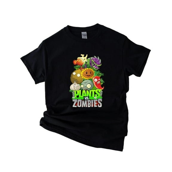 Plants vs Zombies 2 T-Shirt with Fun Game Inspired Cartoon Graphic, for men & women, up to size 5XL