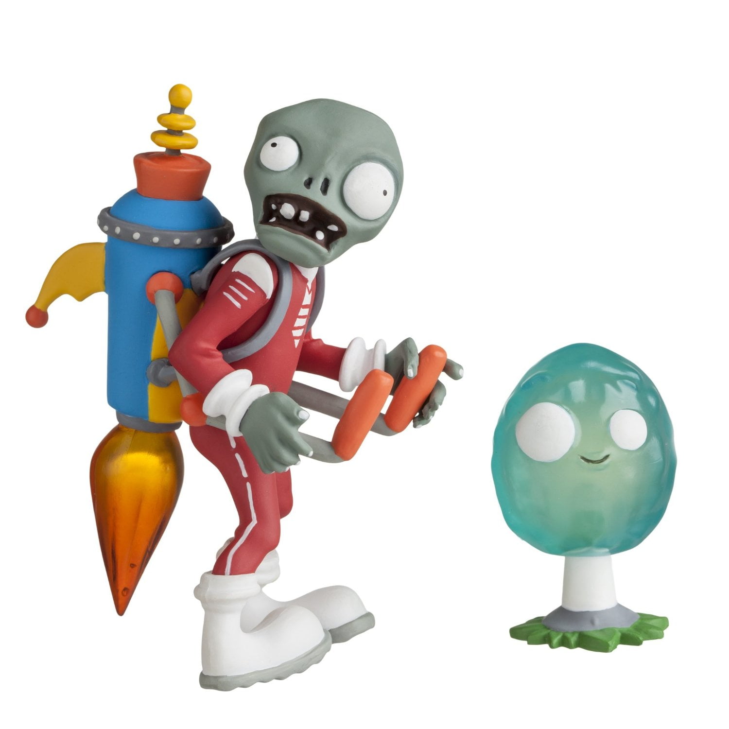 Plants vs. Zombies Fun-Dead Figures Disco Zombie & Wallnut Figure 2-Pack 