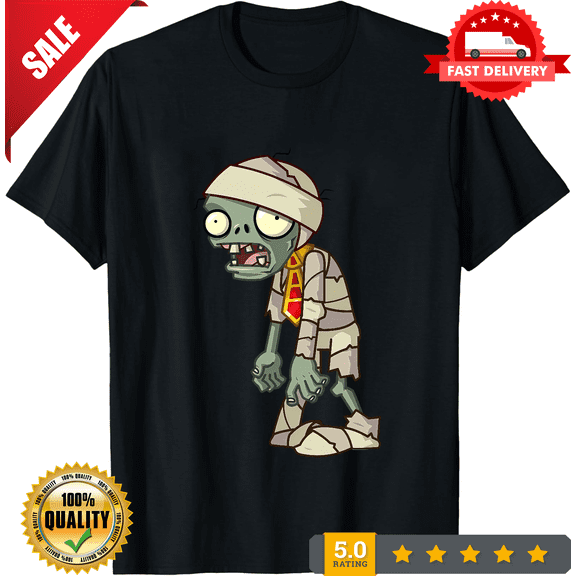 Plants vs Zombies 6 - Graphic Cotton T Shirt Short & Long Sleeve, LIMITED EDITION-TH72193