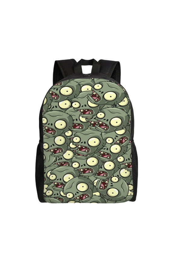 Plants vs Zombies Backpack Cute Anime Large Capacity Multifunction Backpacks Lightweight Sports Travel Laptop Bag Daypack 16In