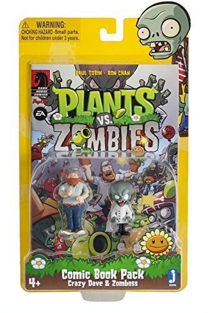 Plants vs. Zombies Comic Book Pack with 3 Figure 